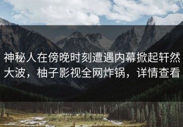 神秘人在傍晚时刻遭遇内幕掀起轩然大波，柚子影视全网炸锅，详情查看