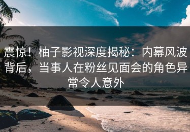 震惊！柚子影视深度揭秘：内幕风波背后，当事人在粉丝见面会的角色异常令人意外